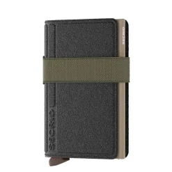 Porta Carte SECRID linea Liba colore Black Olive con RFID