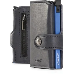 Portacarte KOMPAT linea Kompat X con RFID Colore Blu Jazz