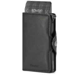 Portacarte KOMPAT linea Kompat S con RFID Colore Nero Carbon