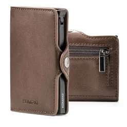 Portacarte KOMPAT linea Kompat S con RFID Colore Marrone Caffè