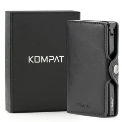 Portacarte KOMPAT linea Kompat S con RFID Colore Marrone Caffè