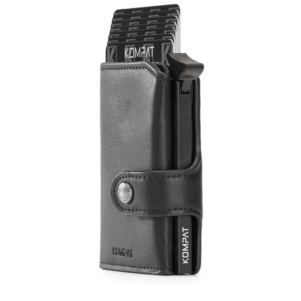 Portacarte KOMPAT linea Kompat X con RFID Colore Nero Carbon