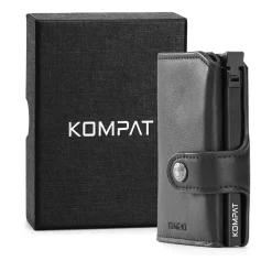 Portacarte KOMPAT linea Kompat X con RFID Colore Nero Carbon