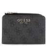 Portacarte Piccolo GUESS Chiuso con Clip Linea Laurel Colore Coal Logo