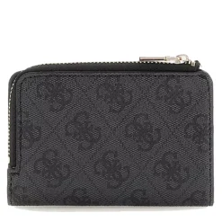 Portacarte Piccolo GUESS Chiuso con Clip Linea Laurel Colore Coal Logo