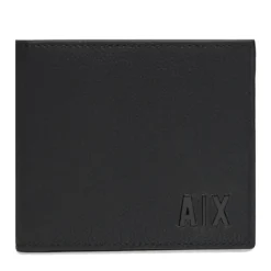 Portafoglio con Portamonete ARMANI EXCHANGE in Pelle Nera