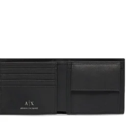 Portafoglio con Portamonete ARMANI EXCHANGE in Pelle Nera