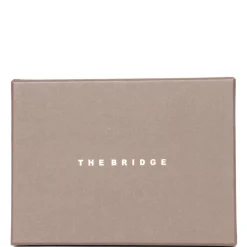 Portafoglio con Portamonete THE BRIDGE In Pelle Marrone linea Story Made in Italy