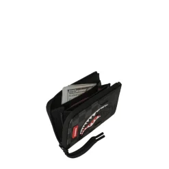 Portafoglio con Zip SPRAYGROUND stampa Unfinished Shark