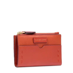 Portafoglio Donna con Bottone THE BRIDGE linea Gemma in Pelle Arancio Bruciato