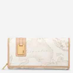 Portafoglio Donna Grande 1A Classe Alviero Martini linea Geo White W026