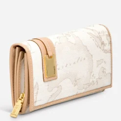 Portafoglio Donna Grande 1A Classe Alviero Martini linea Geo White W026