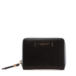 Portafoglio Donna Medio Zip Around THE BRIDGE linea Chiara in Pelle Nera