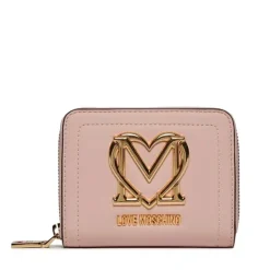 Portafoglio Donna Piccolo Zip Around LOVE MOSCHINO color Cipria JC5722