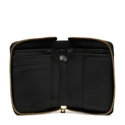 Portafoglio Donna Piccolo Zip Around Trapuntato LOVE MOSCHINO linea Quilted Nero