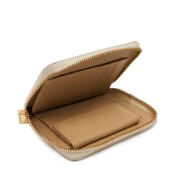 Portafoglio Donna Piccolo Zip Around LOVE MOSCHINO linea Bold Love Avorio