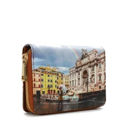 Portafoglio Donna Piccolo Y NOT YES-362 Stampa Rainbow Rome
