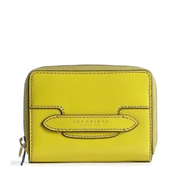 Portafoglio Donna Piccolo Zip Around THE BRIDGE linea Lucrezia in Pelle color Lime