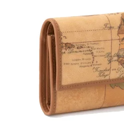 Portafoglio Donna Piccolo con Bottone 1A Classe Alviero Martini stampa Geo Classic W078