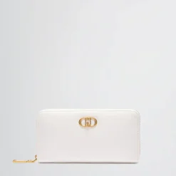Portafoglio Donna Zip Around LIU JO Better La Puffy Off White