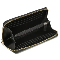 Portafoglio Donna Zip Around Trapuntato LOVE MOSCHINO linea Quilted Nero