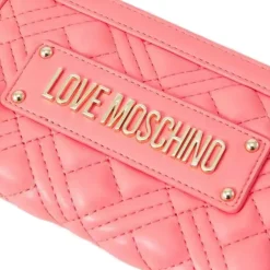 Portafoglio Donna Zip Around Trapuntato LOVE MOSCHINO linea Quilted color Corallo