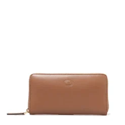 Portafoglio Donna Zip Around THE BRIDGE linea Story in Pelle Beige