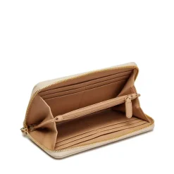 Portafoglio Donna Zip Around Trapuntato LOVE MOSCHINO linea Quilted Avorio