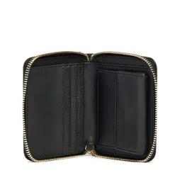 Portafoglio Piccolo GUESS Chiuso con Zip Linea Laurel Colore Coal Logo