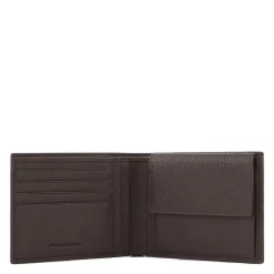 Portafoglio PIQUADRO uomo con portamonete Linea Modus Special PU257MOSR Marrone