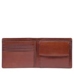 Portafoglio Uomo con Portamonete THE BRIDGE linea Giacomo in Pelle Marrone
