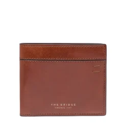 Portafoglio Uomo con Portamonete THE BRIDGE linea Giulio in Pelle Marrone