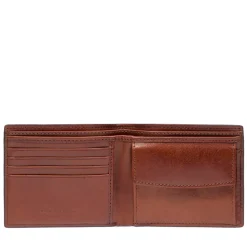 Portafoglio Uomo con Portamonete THE BRIDGE linea Giulio in Pelle Marrone