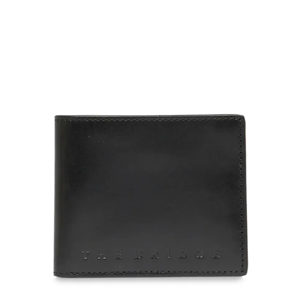 Portafoglio Uomo con Portamonete THE BRIDGE linea Giacomo in Pelle Nera