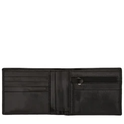 Portafoglio Uomo con Portamonete con Zip THE BRIDGE In Pelle Nera linea Story