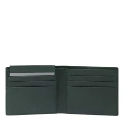 Portafoglio Uomo PIQUADRO In Pelle Colore Verde Linea Kiri - PU3891W135R