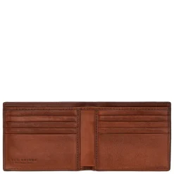 Portafoglio Uomo Portacarte THE BRIDGE In Pelle Marrone linea Biagio