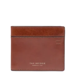 Portafoglio Uomo Portacarte THE BRIDGE linea Giulio in Pelle Marrone