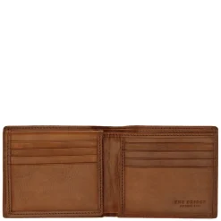 Portafoglio Uomo Portacarte con Pattina THE BRIDGE In Pelle Marrone linea Story Made in Italy