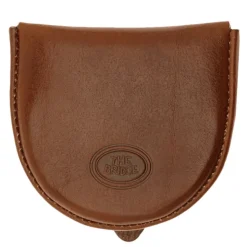 Portamonete a Tacco THE BRIDGE In Pelle Marrone linea Story Made in Italy