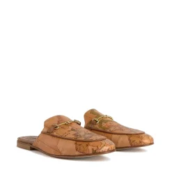 Sabot con Morsetto 1A Classe Alviero Martini in Nappa stampa Geo Classic 1060