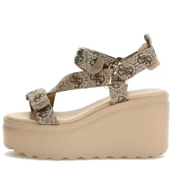 Sandali Donna con Zeppa GUESS linea Ocilin Colore Gold