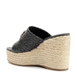 Sandali Donna GUESS con Zeppa Linea Elsia Colore Black