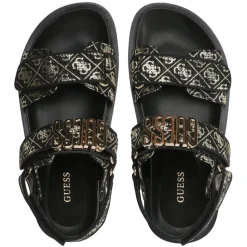 Sandali Donna GUESS Linea Fabelis Colore Black- Platino