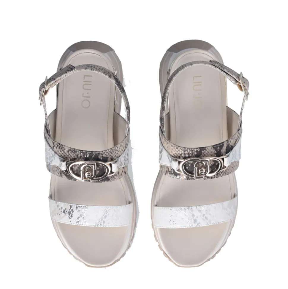Sandali Donna LIU JO Maxi Wonder Sandal 30 stampa Pitone