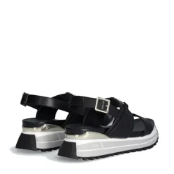 Sandali Donna LIU JO Maxi Wonder Sandal 30 in Pelle Nera