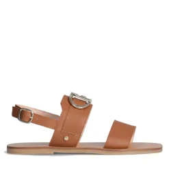 Sandali Flat LIU JO Saba 10 in Pelle color Cuoio