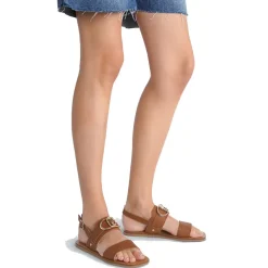 Sandali Flat LIU JO Saba 10 in Pelle color Cuoio