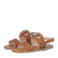 Sandali Flat LIU JO Saba 10 in Pelle color Cuoio