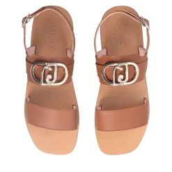 Sandali Flat LIU JO Saba 10 in Pelle color Cuoio